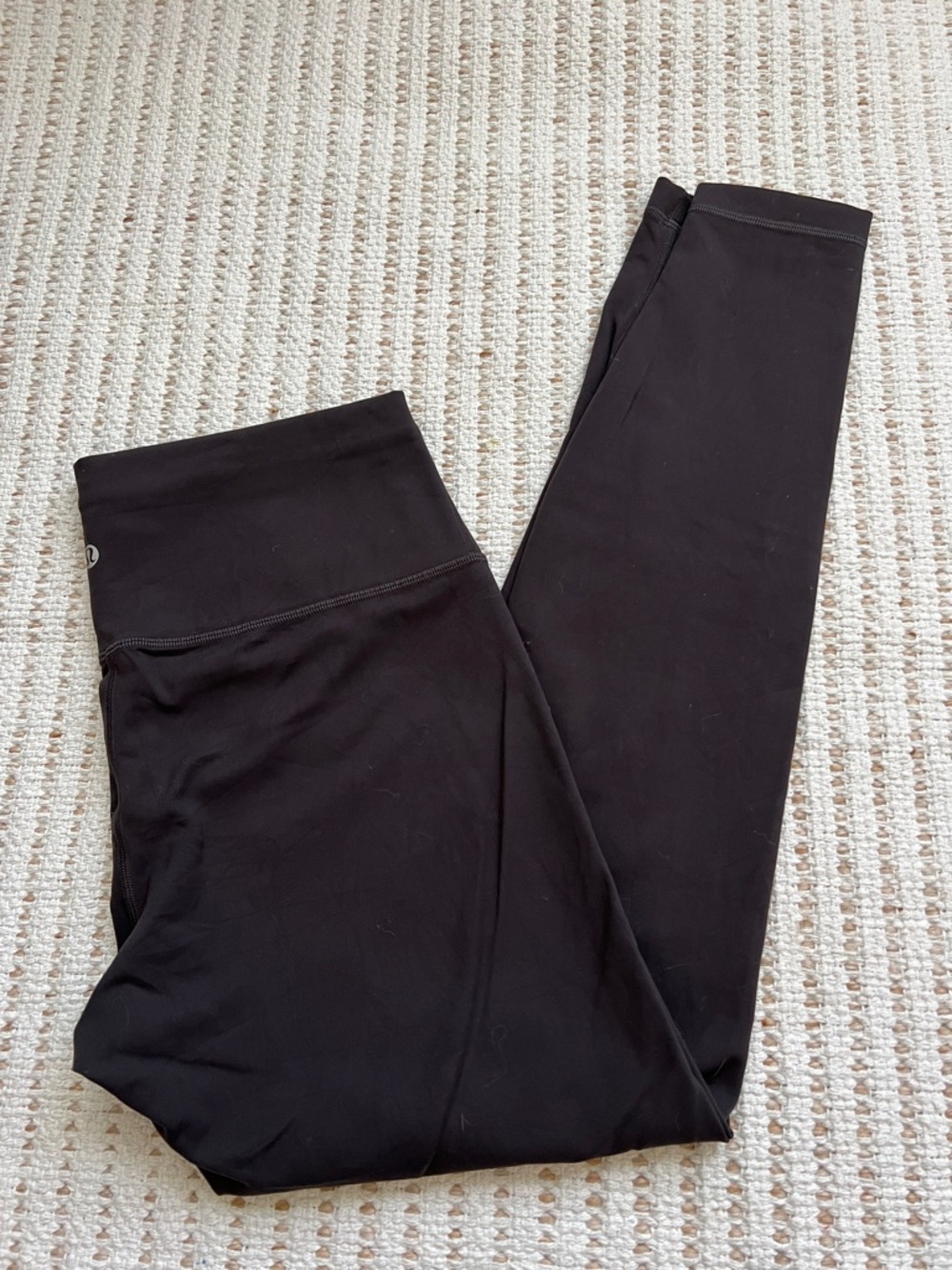 Lululemon Wunder Train Dark Grey/Purple Size 12 - 28”